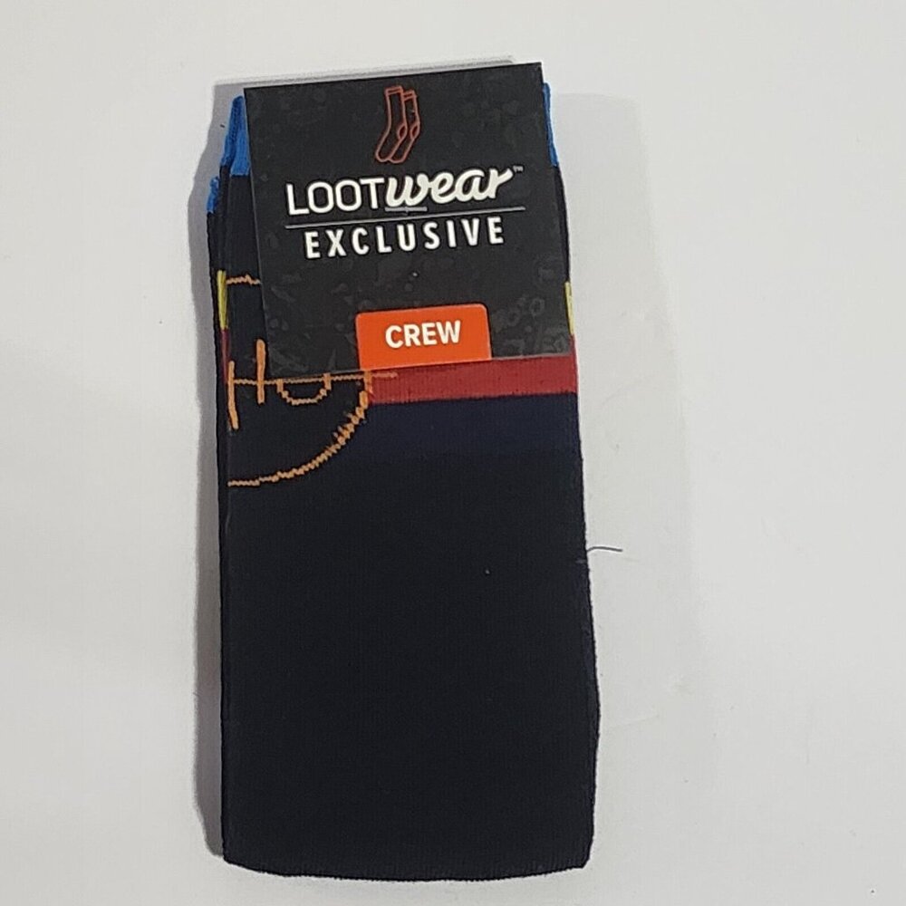 Lootcrate‎ Lootwear Doctor Who Multicolor Crew Socks Womens Size 6-12 New